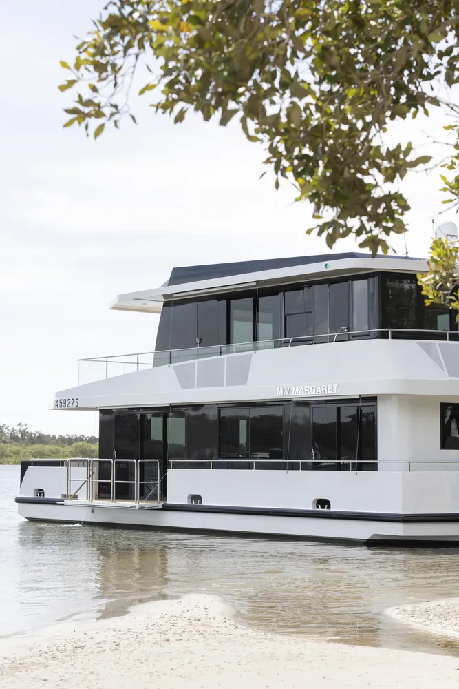 M.V Margaret, a houseboat built by Mason Marine Industries