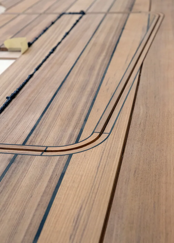 A deck showcasing Mason Marine Industries Retro-fab marine services Bundaberg